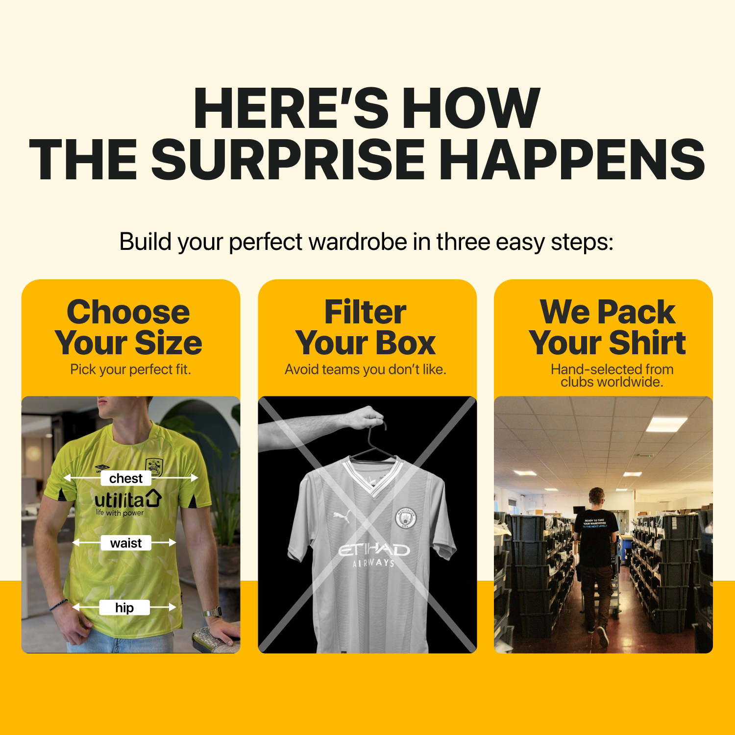 Kids Mystery Football Shirt