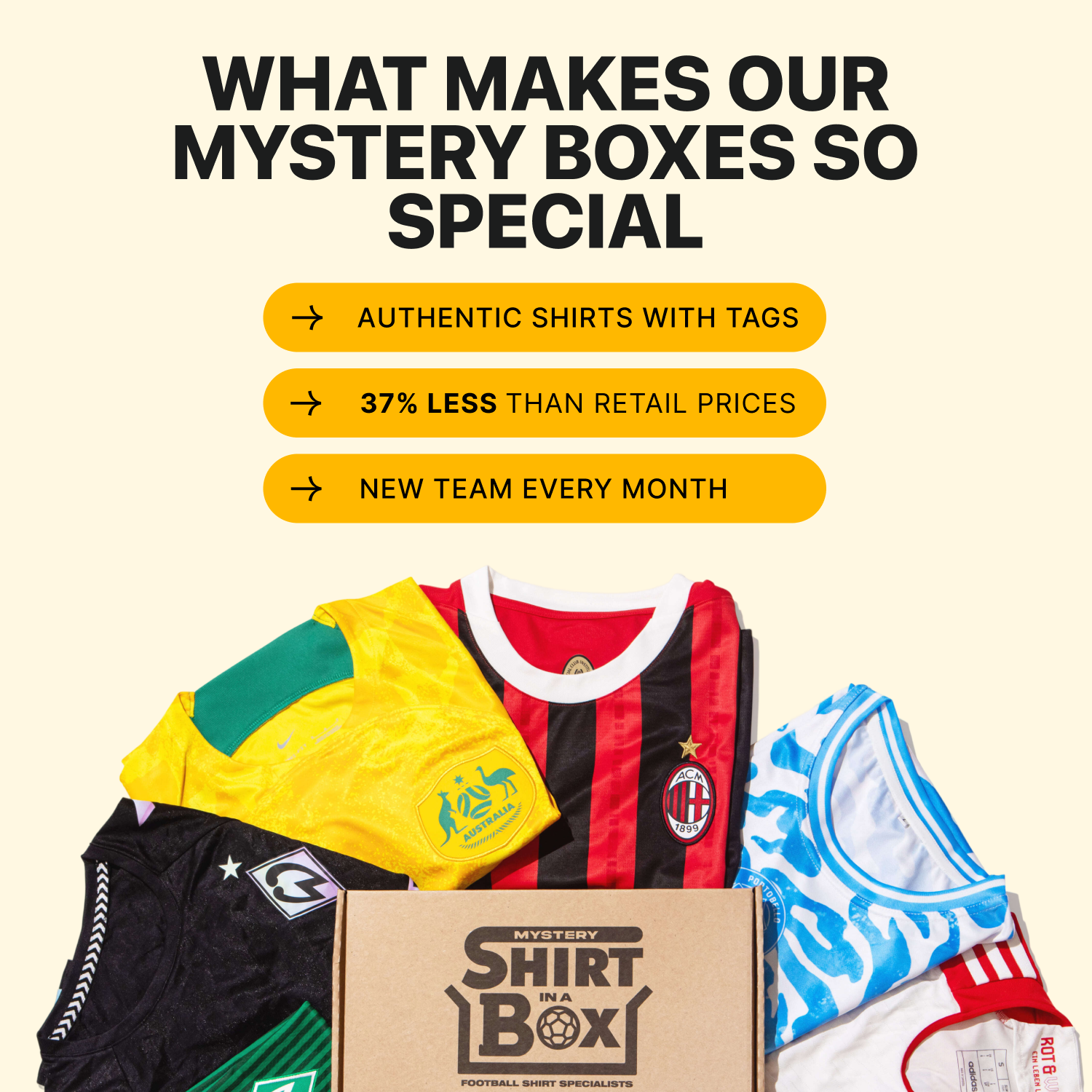 Premium Mystery Football Shirts