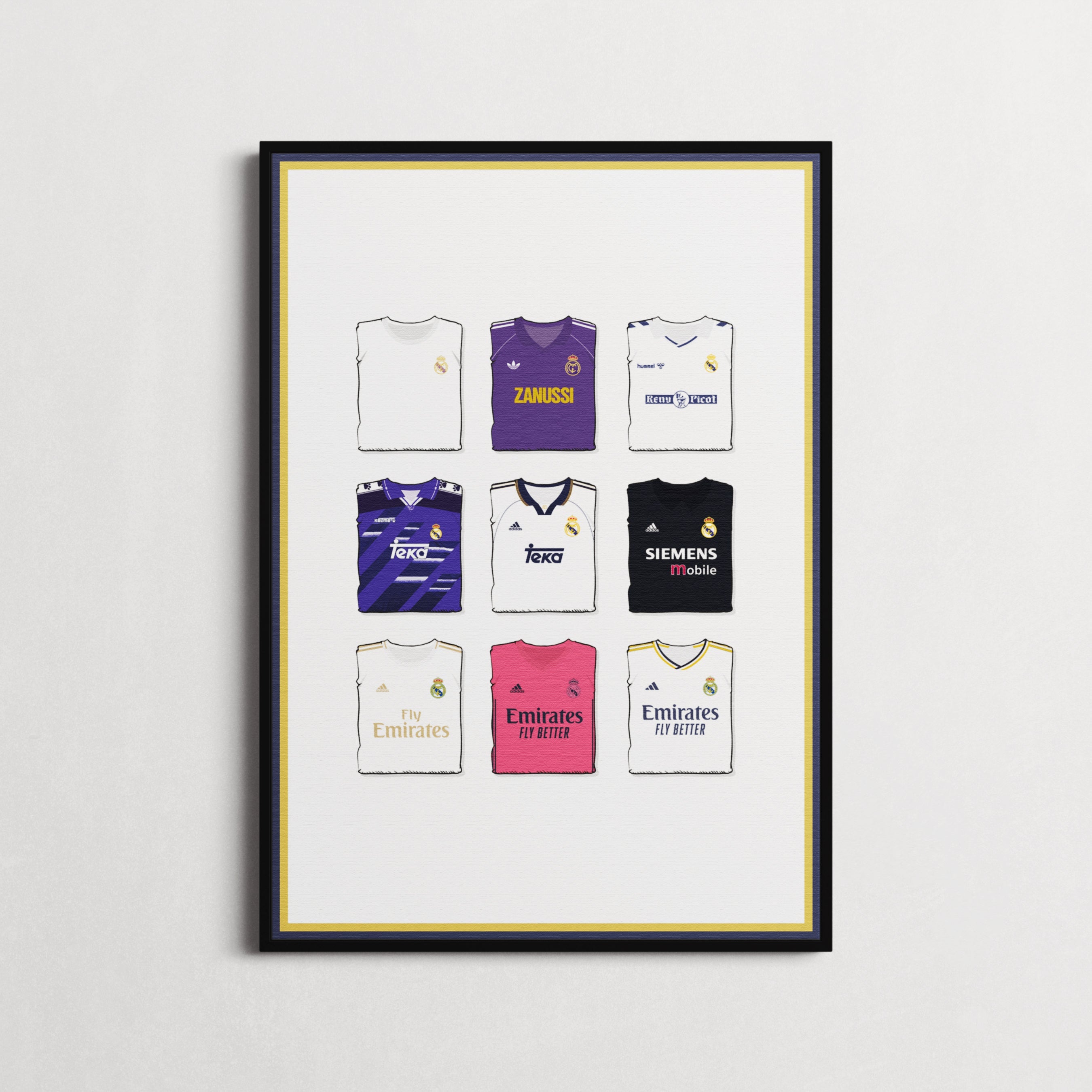 Real Madrid Collection Heavyweight Art Print